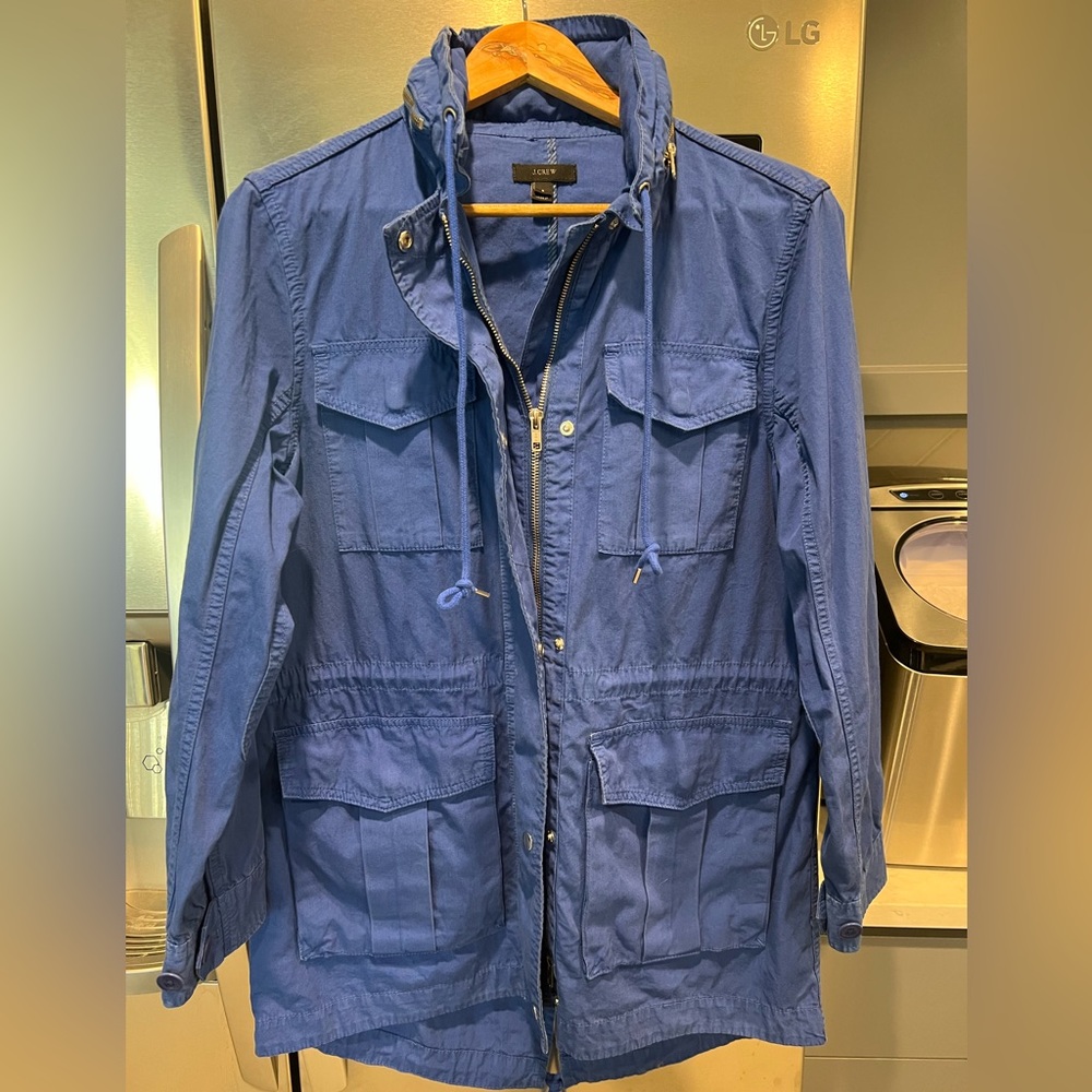 J. Crew Blue Jacket, Size Small.